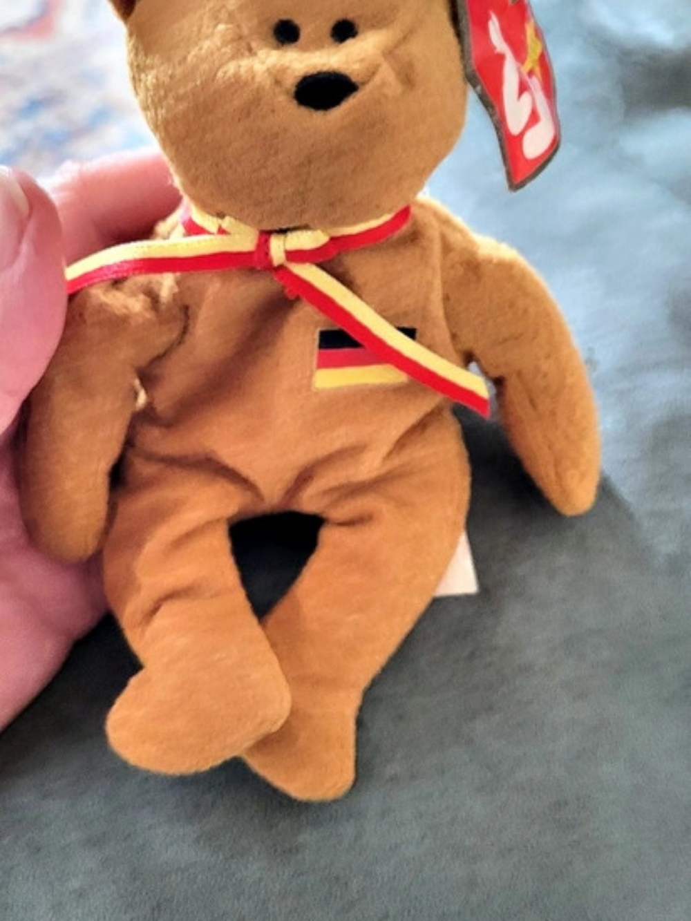 TY Germania the Bear Brown Bear Plush NWT